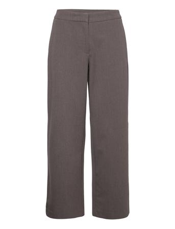 Mschdyanna Pants Stp Bottoms Trousers Straight Leg Brown MSCH Copenhagen