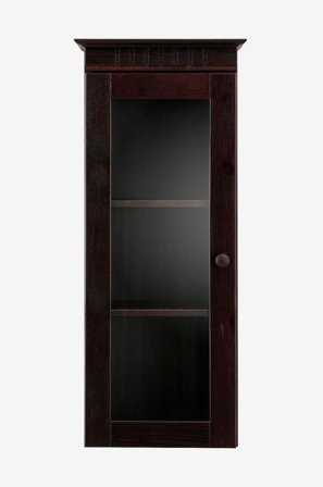 Loft24 - Vægskab Cubrix 1 glasdør - Brun - Skabe - Fra Homeroom