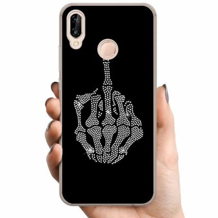 Huawei P20 Lite Tpu Mobilskal Fuck You Bling