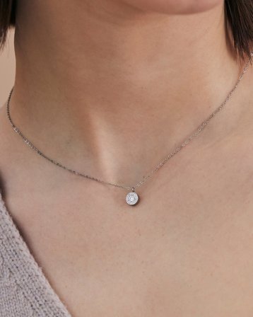 Edblad Thassos Necklace Mini Steel Silverfärgad Smycken Tjej - Kids Brand Store