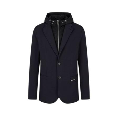 Armani Exchange, Blazers Blauw, Heren, Maat:M