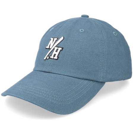 Northern Hooligans - Blå unconstructed Keps - Batts Strapback Worker Blue Dad Cap @ Hatstore