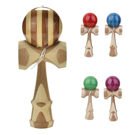 Mini Kendama-set i trä med kopp och boll