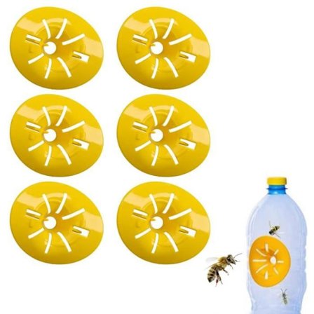 Asiatisk hvepsefælde, mikrohveps, hvepsefælde bifanger plastik insektfælde hvepsefælde fanger, 6 stk