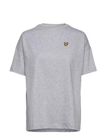 Over D T-Shirt T-shirt Top Grå Lyle & Scott