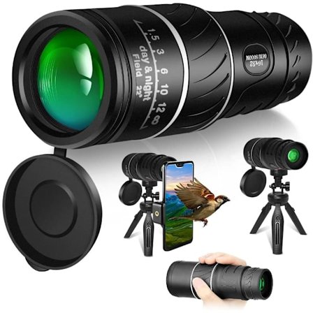 Högpresterande svart miniteleskop zoom justerbar optisk monokulär kikare teleskop vandring camping resor