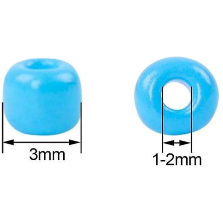 Perlesett inkludert glassfrøperler alfabetperler armbånd smykker å lage håndverkstilbehør 5000PCS 4MM