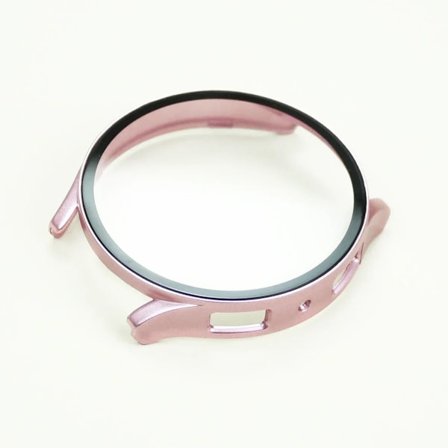 Härdat glas + Skal för Samsung Galaxy Watch 7/6/5/4 skydd 44mm 40mm Full PC stötfångare skärmskydd Galaxy Watch FE Tillbehör