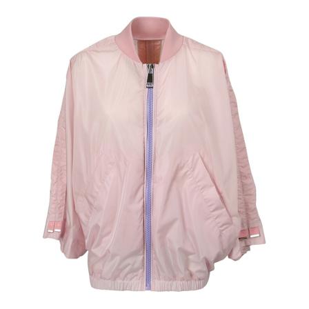 Khrisjoy, Wide-sleeve bomber jacket Roze, Dames, Maat:S