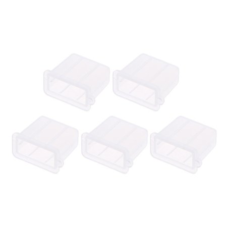 5 kpl / set USB -pölynestopistokkeen tulppa, tyyppi A, cap cover