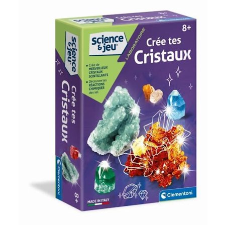 CLEMENTONI Science & Game - Skapar kristaller - Science-spel
