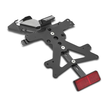 Rizoma Fox Registreringsskylthållarkit Svart - Kawasaki Ninja 650 2017-2019