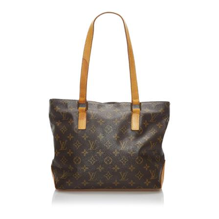 Louis Vuitton Vintage Pre-owned Cabas Piano Monogram Tote Tas , Bruin , Dames , Maat: ONE Size Vintage Tassen
