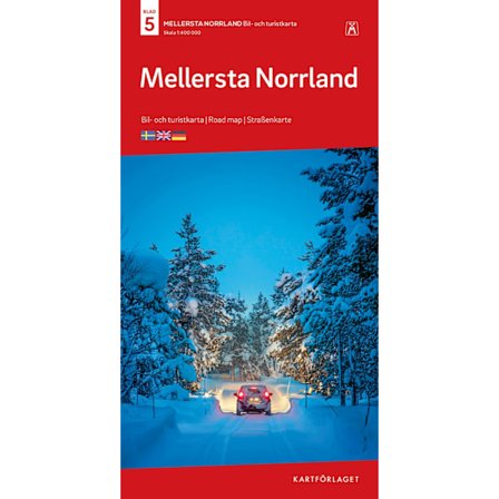 Mellersta Norrland Bil & Turistkarta Nr 5 : Skala 9789189427099
