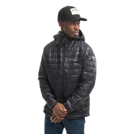 Columbia, Down Jackets Zwart, Heren, Maat:M