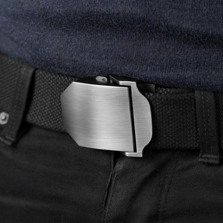 Černý tkaný opasek for Men