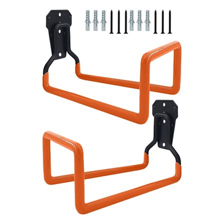 2 Stykker Kraftige Garasjehengere for Sykler og Tau Oppbevaring Vannrørholdere