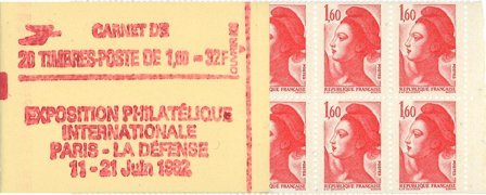 Frankrig 1982 - Frimærkehæfte YT 2187-C4 - Postfrisk