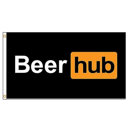 3x5 Ft Wub Pron Beer Hub Flagga Printed flaggor och banderoller för dekoration