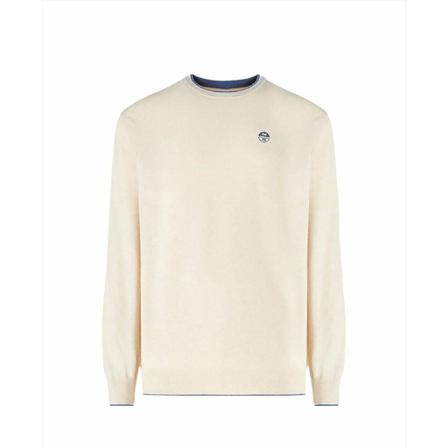 North Sails, Crewneck 12Gg Wit, Heren, Maat:XL