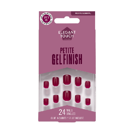 Elegant Touch Petite Nails Cherry Wine Lösnaglar & dekoration Unisex 2 G