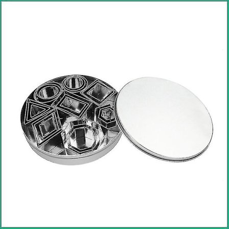 Kakeformer, Små Kakeformer i Rustfritt Stål, 24 Stykker Geometriske Kakeformer Sett, DIY Verktøy for Baking