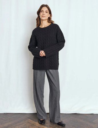 Bruun & Stengade Bs Miranda Regular Fit Knitwear - Black - S