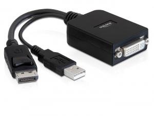 Delock DisplayPort-adapter - 23 cm