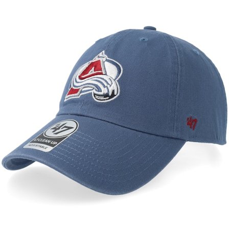 47 Brand - NHL Blå unconstructed Caps - Colorado Avalanche Clean Up Timber Blue Dad Cap @ Hatstore