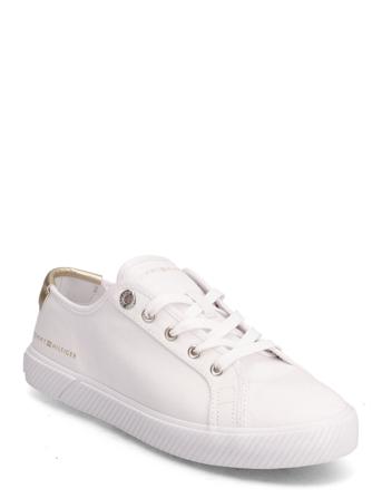 Lace Up Vulc Sneaker Lave Sneakers Hvit Tommy Hilfiger*Betinget Tilbud