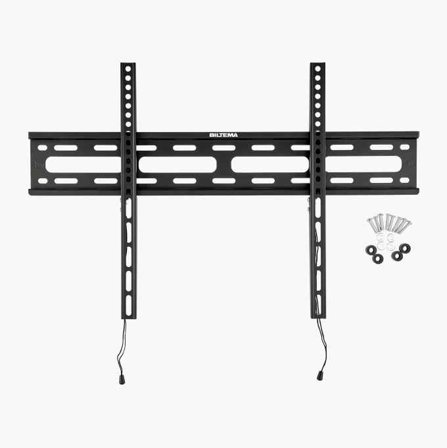 Biltema - Ultratynt Veggfeste for TV-Skjermer 32-84 Tommer, Enkel Montering med Sikkerhetssperre