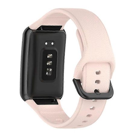 Teksturert silikonreim for Oppo Watch Free med svart spenne