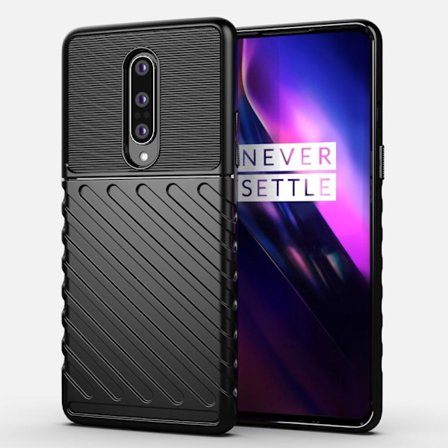 Thunder Twill Texture Skal OnePlus 8 - Svart