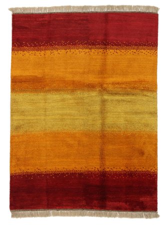 Hand Knotted Persian Gabbeh Persia Fine Rug 150X193