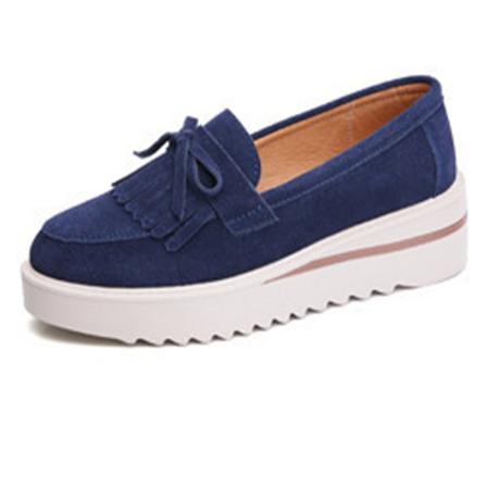 Kvinnor Låga Casual Skor Bowknot Street Shoe