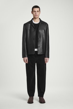 COS Männer Chelsea Boots Aus Nubukleder in Braun