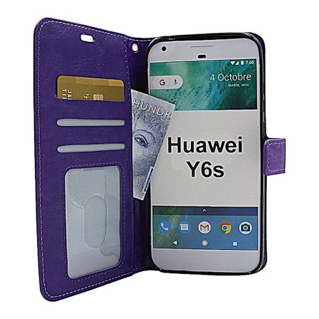 Crazy Horse Wallet Huawei Y6s