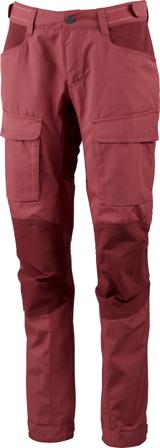 Lundhags Women's Authentic II Pant Garnet/Dark Red Ulkoiluhousut 36 Regular