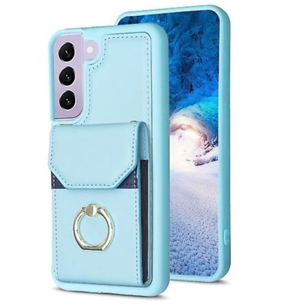 För Samsung Galaxy S22+ 5g Bf29 Organ Card Bag Ring Holder Mobiltelefonfodral