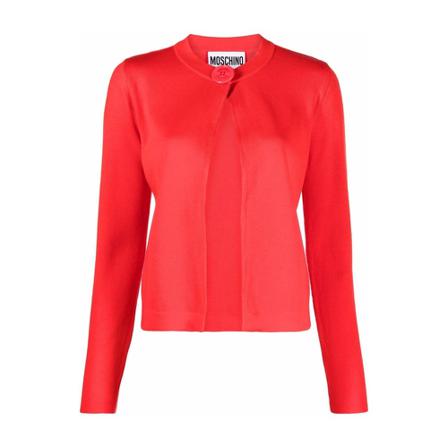 Moschino, Knitwear Czerwony, Kobieta, Rozmiar: S