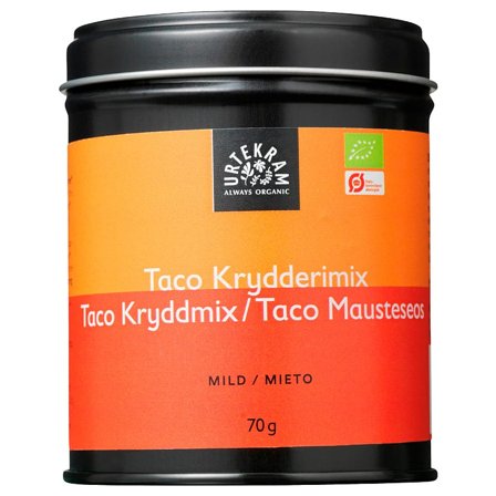 Urtekram Taco Krydderimix Ø 70 g, Helse & Madvarer, Madvarer, Øvrige Fødevarer