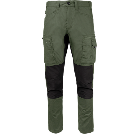 Texstar FP60 Arbejdsbukser grøn/sort Grøn/Sort, Tøj