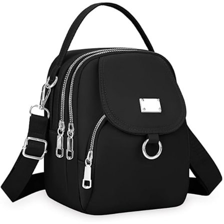 Crossbody-väskor för dam, små väskor med flera fack, axelremsväskor för telefon, mini-plånböcker för telefon och tote bags för resor/shopping.