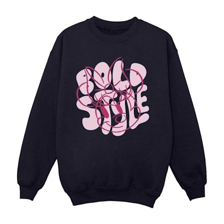 Disney Dam/Kvinnor Minnie Mouse Bold Style Sweatshirt S Marinblå