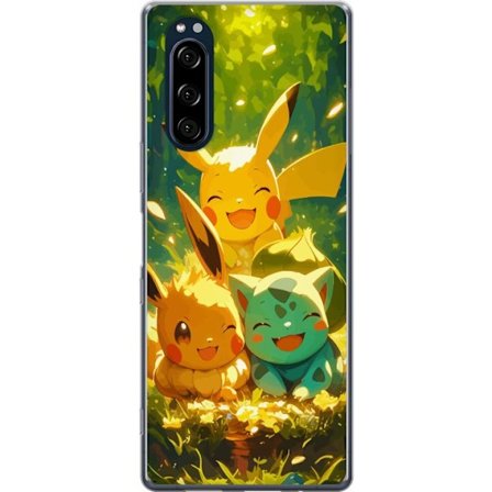 Kompatibel Mobilcover til Sony Sony Xperia 5 Pixelmonster spillestil - farverig design til retro-elskende gamere