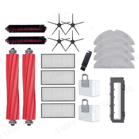 Huvud Sida Borste Mopp Hepa Filter Damm påse Rengöring Rullning Borste För Roborock S7 Maxv Ultra S7 Pro Ultra Robot Vacuum Tillbehör