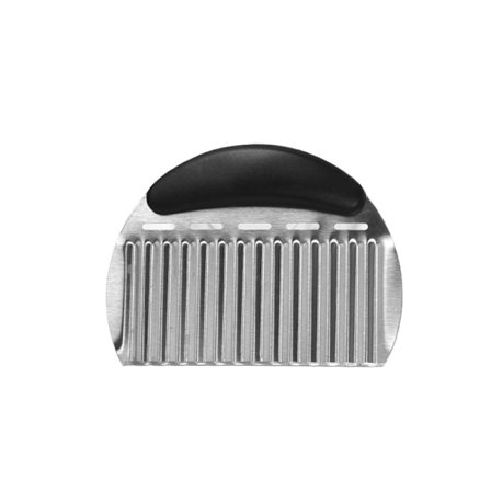 Duty Rustfrit Stål Krøllet Skærer Bølgeformet Hakker Pommes Frites Skærer til Kartofler Gulerodschips og Frugt, Grøntsager, Kartofler