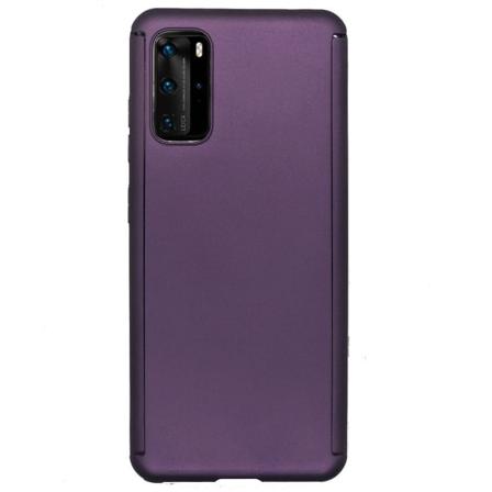 Huawei P40 Pro - Stilfuldt dobbeltsidet cover Lila