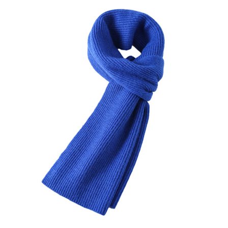 Dame Ensfarget Kasjmir Strikkede Skjerf Unisex Skjerf Varmt Tykt Ullskjerf