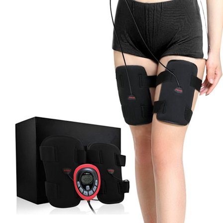 Eletric Muscle Stimulator Massager TENS Anti Cellulite EMS Ben Bälten Muskeltränare ABS Bantning Lår Viktminskning Band